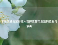 羊城交通台足彩红人馆探索都市生活的色彩与节奏